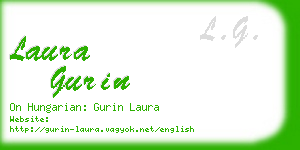 laura gurin business card